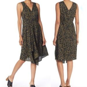 beachlunchlounge sleeveless print dress  